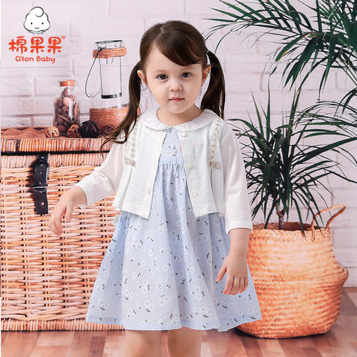 棉果果夏季女童七分袖短款外套M222100421313 商品图1