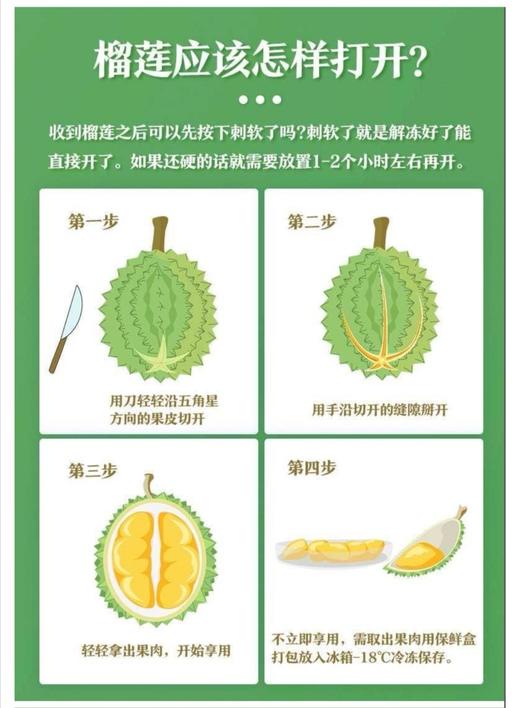 马来西亚 D197 猫山王榴莲（液氮冷冻果） 商品图6