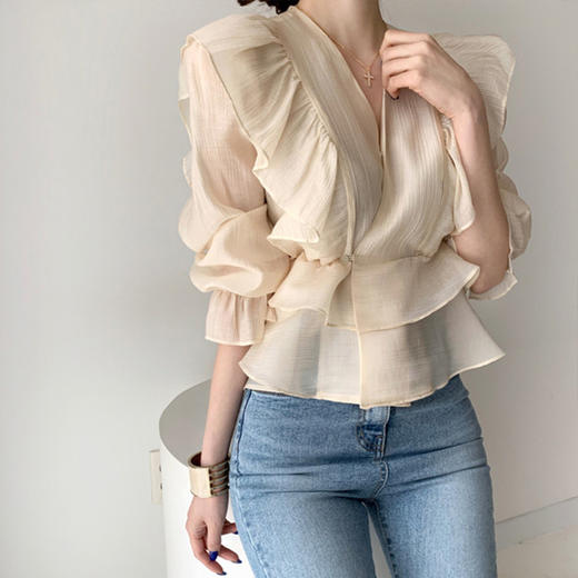 裁缝学苑AG142 新款衬衫纸样女装泡泡袖版型衬衣打版裁剪服装打板 商品图3