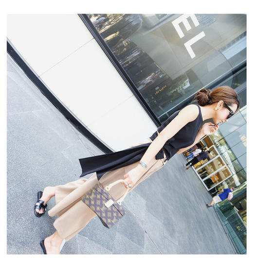 裁缝学苑AG141 阔腿裤裤子纸样女裙裤女装服装版型女裤打版裁剪图 商品图3