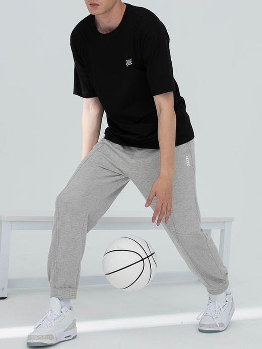 UZIS运动裤男宽松束脚裤春夏季裤子休闲灰色美式训练卫裤篮球长裤【切割1.0】 商品图6