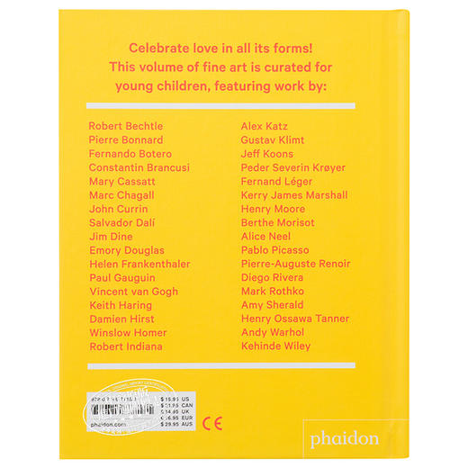 预售 【中商原版】My Art Book of Love 英文原版 我的爱的艺术书 商品图1