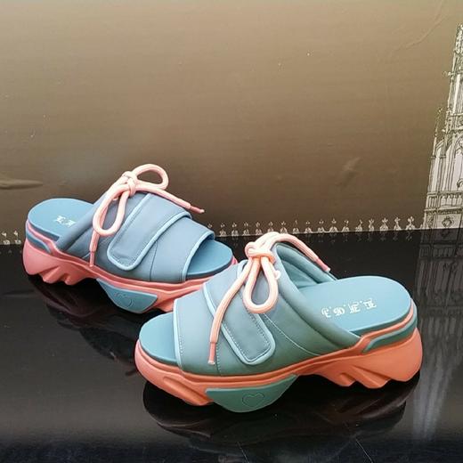 LFGJ 9408哥特奢华厚底彩色凉鞋 商品图11