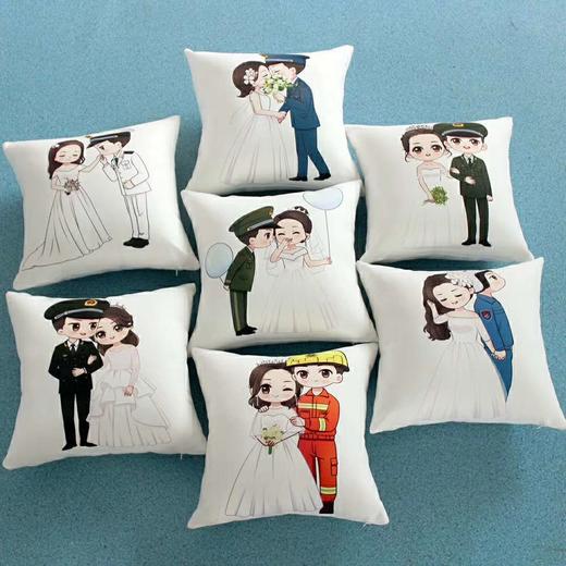 【小萌抱被】卡通插画抱枕被夏日空调被 一枕两用m 商品图1