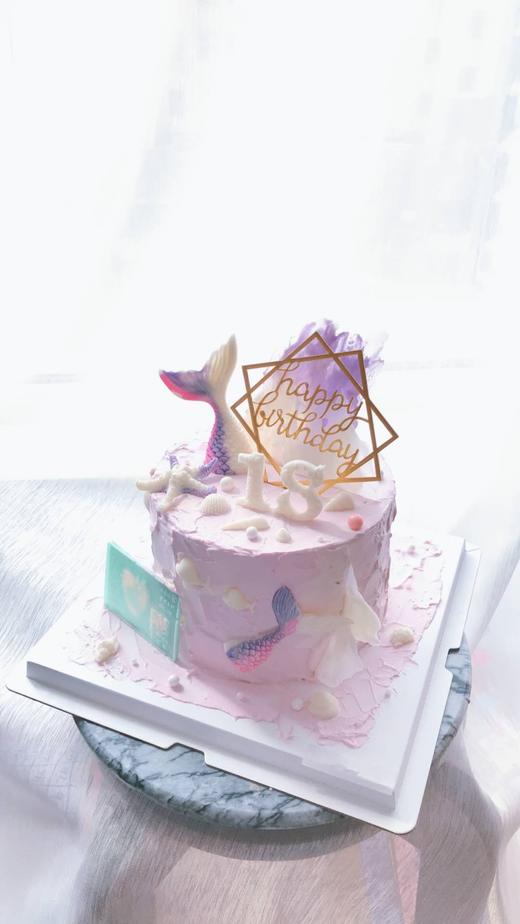 DIY蛋糕|8英寸进口动物奶油蛋糕（万南通象城店）272612 商品图0