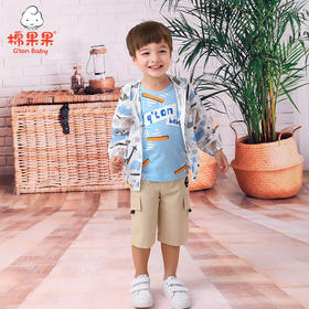 棉果果夏季男童巴厘纱长袖外套M212100221260