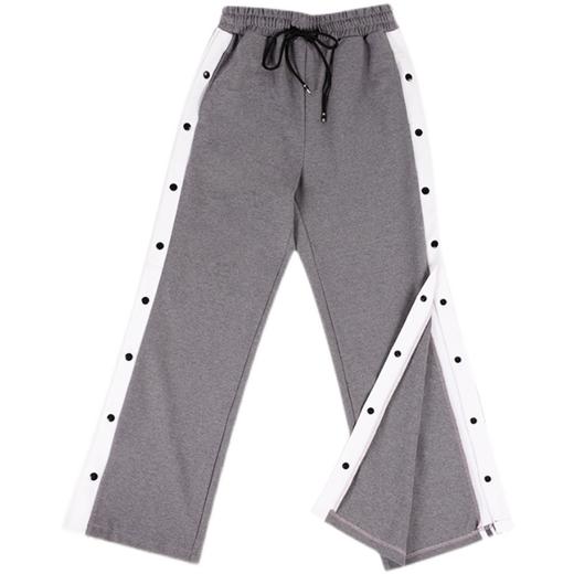 裁缝学苑AG147 侧开叉排扣运动裤子纸样女阔腿裤女裤版型裁剪夏天 商品图4