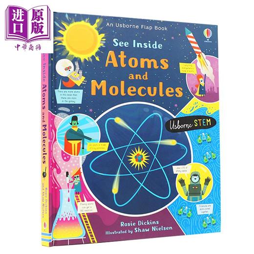 【中商原版】Usborne 原子和分子 See Inside Atoms and Molecules 绘本 百科化学知识 英语启蒙早教亲子共读 STEM教育 商品图0