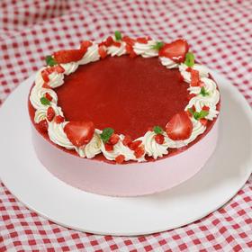 草莓慕斯-提前48小时预订 -鲜奶动物奶油