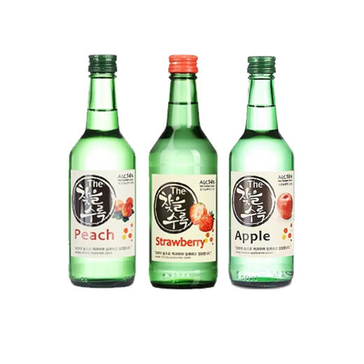 韩国南宫郡苹果味/草莓味/桃味配制酒360ml 酒精度数整体偏低 尤其适合女性 220010/220011/220012 商品图0