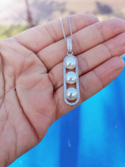 三生石悦倾城三生有幸珍珠项链吊坠 商品图1