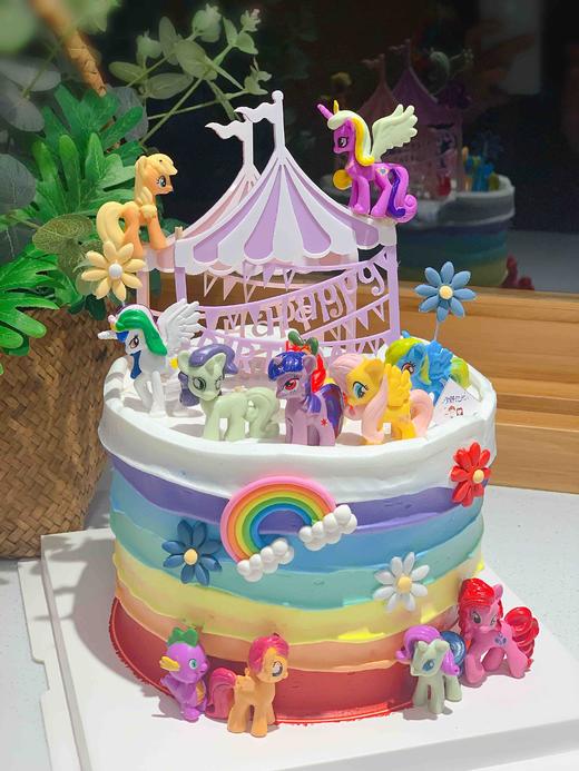 小马宝莉奶油蛋糕 下单前请仔细阅读商品详情 商品图1