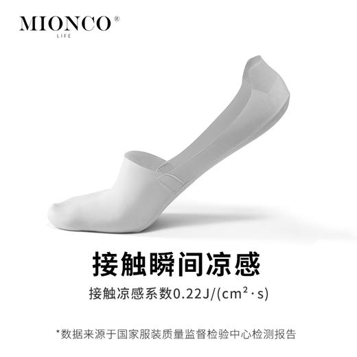 【掉跟包退！  吸汗透气 】棉客诚品Mionco Life冰丝船袜  0.3mm冰丝袜面 轻薄高弹可裁剪 商品图8