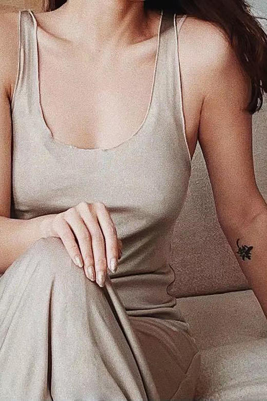 CG｜Ming knit dress set 05_503 [针织真丝背心裙套装] 商品图4