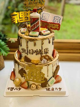 双层茅台酒奶油蛋糕 下单前请仔细阅读商品详情