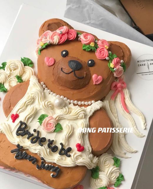 INS复古 呆呆大棕熊·奶油霜蛋糕 商品图3