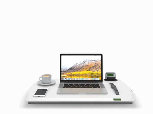 米乔人体工学气动升降桌站立办公桌上桌办公桌 商品图5