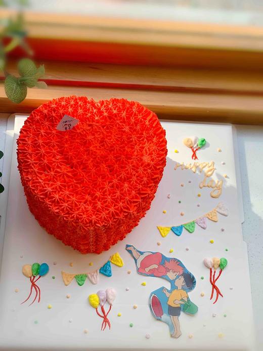 心形奶油蛋糕 下单前请仔细阅读商品详情 商品图0