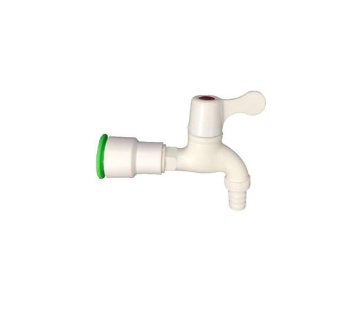 PPR 绿边 快接 塑料 水龙头 商品图0