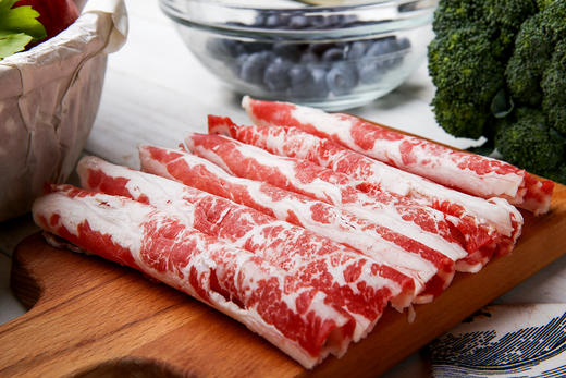 雪花和牛火锅片 火锅满足包（共6 包1200g） 涮火锅打边炉 商品图1