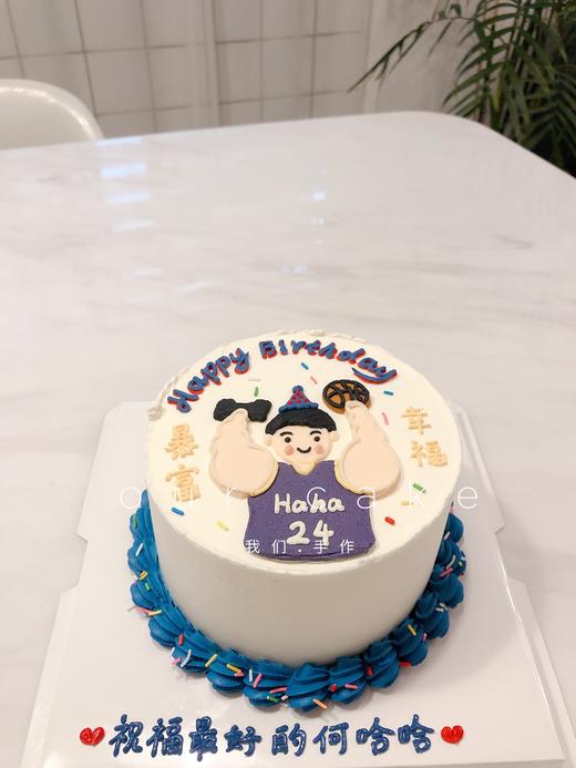 健身男/肌肉男/男生手绘蛋糕-低糖处理无添加 商品图2