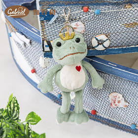 伽百利青蛙王子挂件W2052B毛绒玩具公仔睡觉抱枕安抚陪伴玩偶男孩女孩礼物