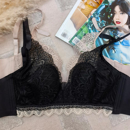 维密秀场性感兔耳朵 夏季薄款 蕾丝内衣 泰国乳胶胸垫  云感承托薄而不露 商品图10