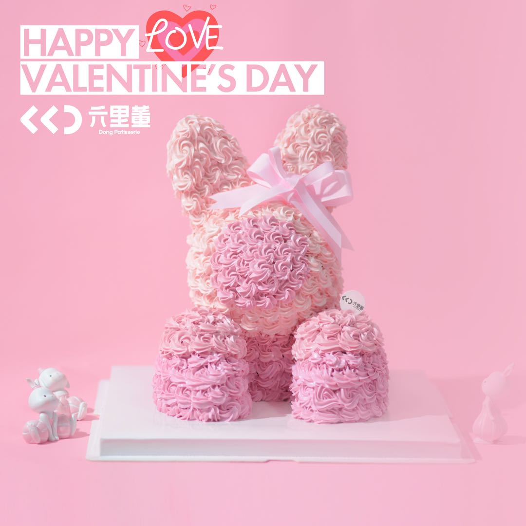 INS复古 立体菟子·奶油霜蛋糕