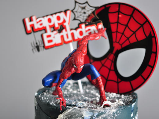 Couleur Violet 「蜘蛛侠主题」乳酪霜奶油生日蛋糕【特高款】 商品图4