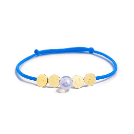 北京仓｜La môme bijou-Bulle d’amour-彩绳 手链（宝蓝）［法国设计师］ 商品图0