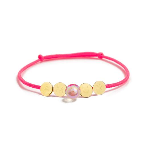 北京仓｜La môme bijou-Bulle d’amour-彩绳 手链（粉色）［法国设计师］ 商品图0