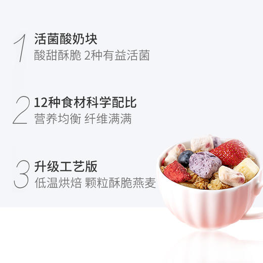 福事多酸奶果粒烘培麦片400g 商品图1