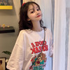 早春夏季短袖T恤女宽松韩版ins潮慵懒风bf原宿洋气mschf上衣 商品缩略图0