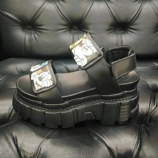 LFGJ 2240 夏季新款真皮增高厚底露趾时尚凉鞋 商品图2