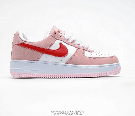 耐克Nike Air Force 1 ‘07 QS粉红情人节休闲时尚板鞋 商品图8