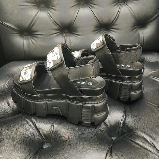 LFGJ 2240 夏季新款真皮增高厚底露趾时尚凉鞋 商品图9