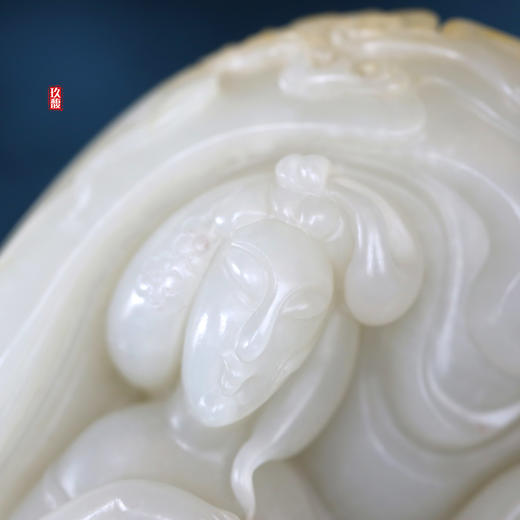 和田玉（白玉）籽料摆件--绝代双骄/866g 商品图2