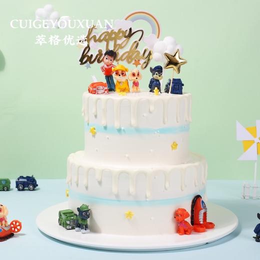汪汪队总动员儿童生日蛋糕 商品图1