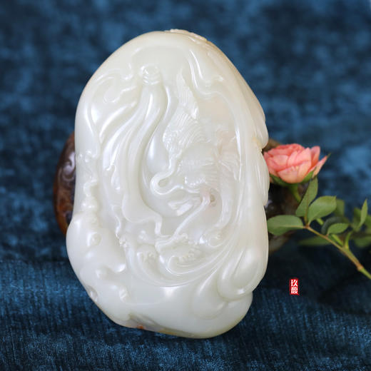 和田玉（白玉）籽料摆件--绝代双骄/866g 商品图5