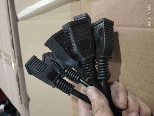 【货号07141】电源线延长线接头，带线插头，插座。电源线接头。 商品图2