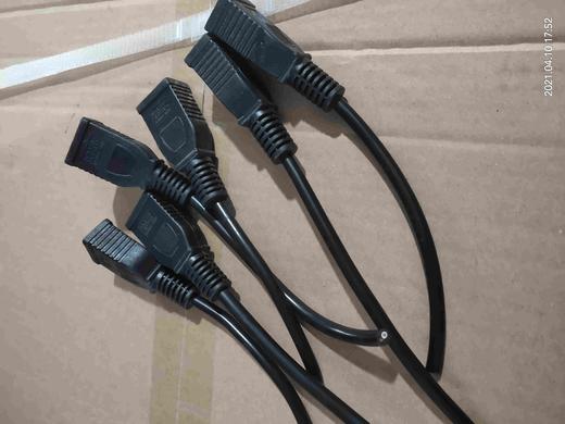 【货号07141】电源线延长线接头，带线插头，插座。电源线接头。 商品图4