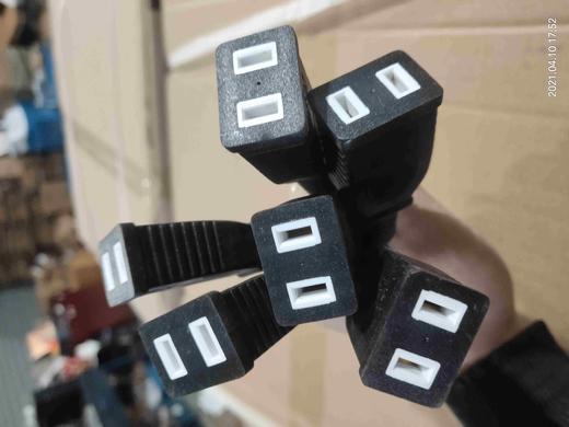 【货号07141】电源线延长线接头，带线插头，插座。电源线接头。 商品图0