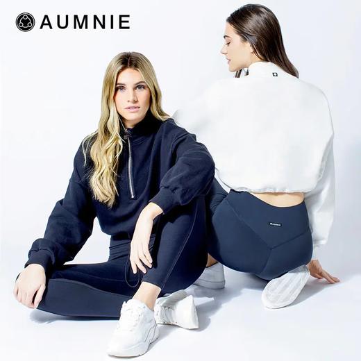 AUMNIE| 短款半开襟拉链卫衣 商品图2