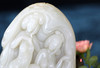 和田玉（白玉）籽料摆件--绝代双骄/866g 商品缩略图1