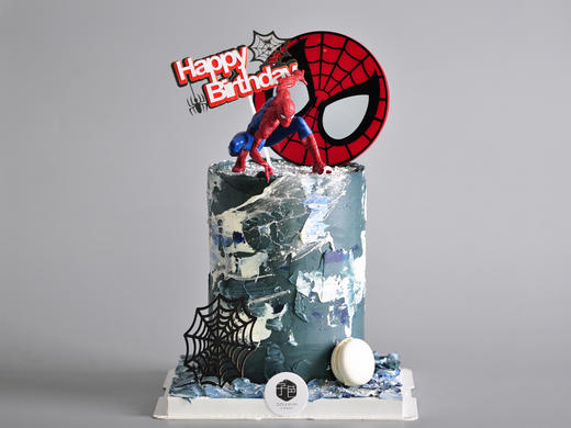 Couleur Violet 「蜘蛛侠主题」乳酪霜奶油生日蛋糕【特高款】 商品图1