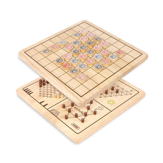 米米智玩过关斩将5合1MIMI-6452桌游多功能跳棋亲子玩具 商品图1