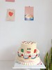 男孩女孩/兄妹，两个宝宝手绘蛋糕-低糖处理无添加 商品缩略图1