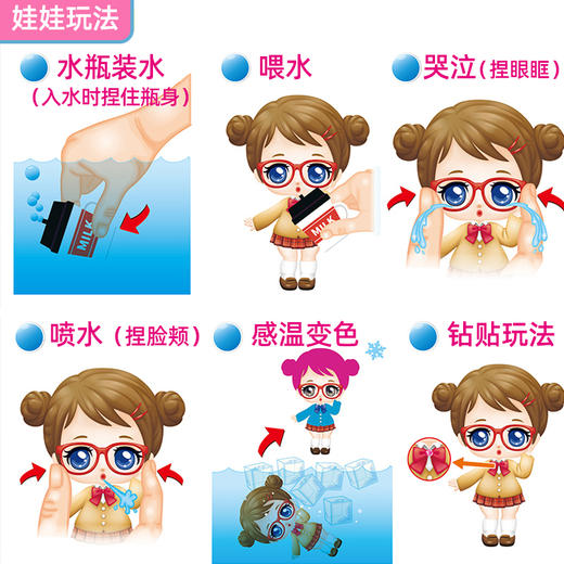 亿奇惊喜猜拆乐
-女孩娃娃款N-CCD女孩娃娃儿童礼物盲盒玩具礼物潮流桌面摆件手办 商品图3