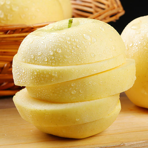 『陕西瑞雪苹果』果肉细嫩，脆甜多汁，青皮、黄皮随机混搭发货 商品图5