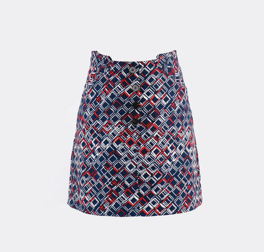 设计腰头四颗小扣小A半裙 商品图3